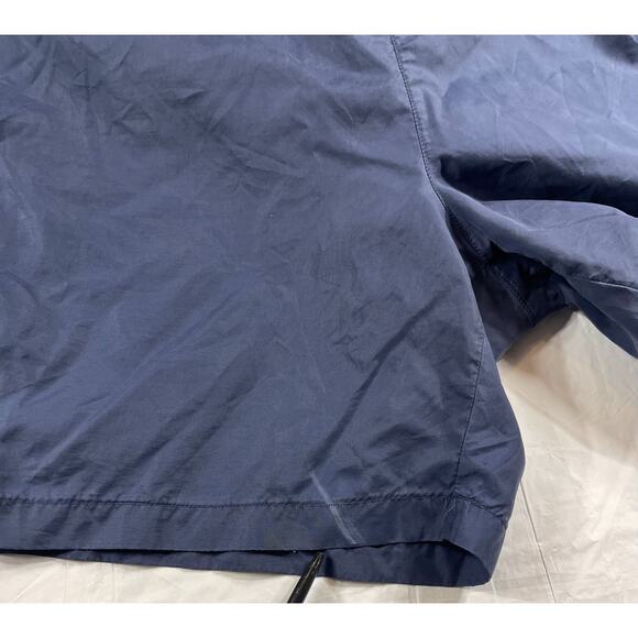 Vintage 90's Nike Stitched Logo Lined Swim Trunks Shorts Men's Large Blue Mesh - Picture 9 of 10